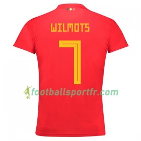 Tenue Belgique Wilmots 7 Domicile Coupe du monde 2018 Maillot de Foot